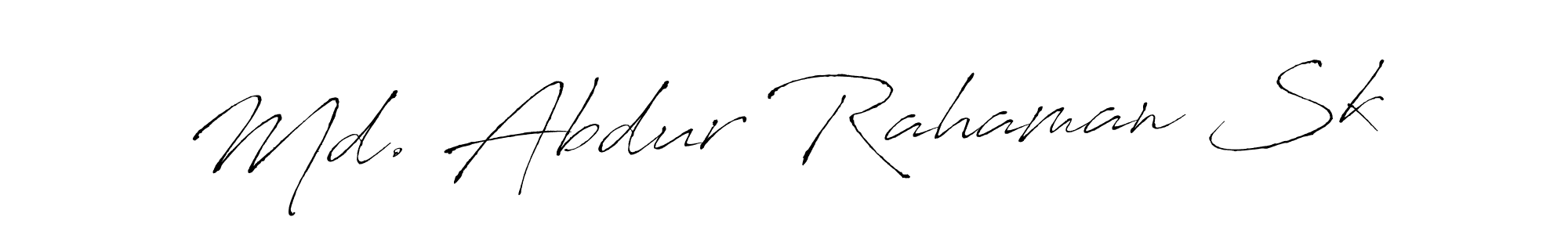 Also we have Md. Abdur Rahaman Sk name is the best signature style. Create professional handwritten signature collection using Antro_Vectra autograph style. Md. Abdur Rahaman Sk signature style 6 images and pictures png