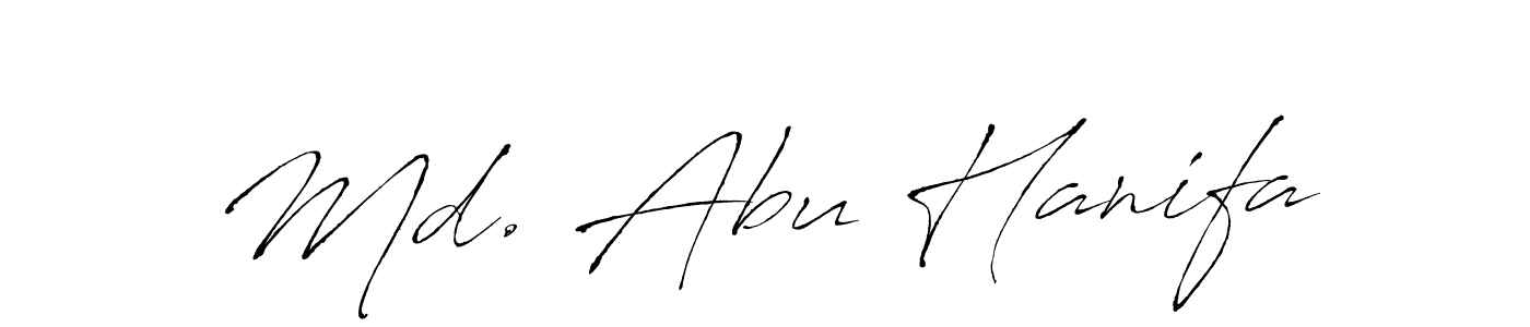 How to make Md. Abu Hanifa signature? Antro_Vectra is a professional autograph style. Create handwritten signature for Md. Abu Hanifa name. Md. Abu Hanifa signature style 6 images and pictures png