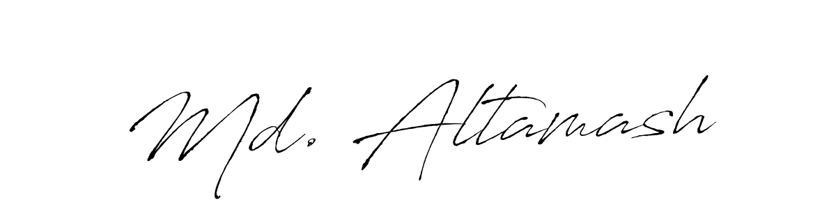 Design your own signature with our free online signature maker. With this signature software, you can create a handwritten (Antro_Vectra) signature for name Md. Altamash. Md. Altamash signature style 6 images and pictures png