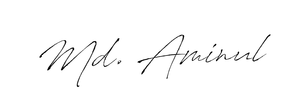 Make a beautiful signature design for name Md. Aminul. With this signature (Antro_Vectra) style, you can create a handwritten signature for free. Md. Aminul signature style 6 images and pictures png