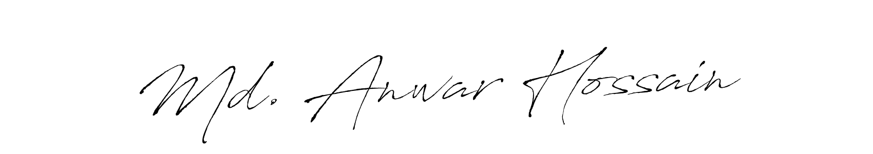 Design your own signature with our free online signature maker. With this signature software, you can create a handwritten (Antro_Vectra) signature for name Md. Anwar Hossain. Md. Anwar Hossain signature style 6 images and pictures png