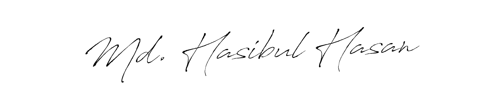 How to make Md. Hasibul Hasan signature? Antro_Vectra is a professional autograph style. Create handwritten signature for Md. Hasibul Hasan name. Md. Hasibul Hasan signature style 6 images and pictures png