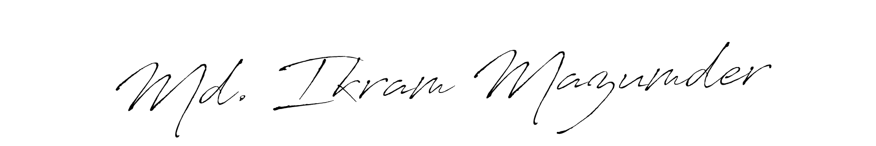 Make a beautiful signature design for name Md. Ikram Mazumder. Use this online signature maker to create a handwritten signature for free. Md. Ikram Mazumder signature style 6 images and pictures png
