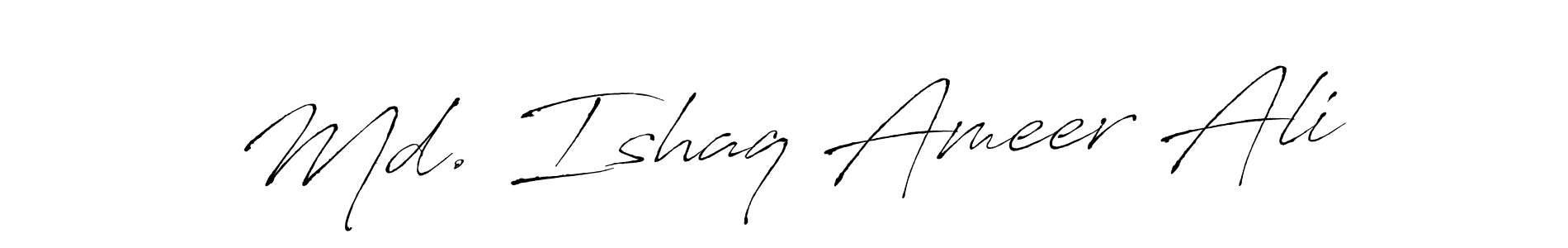 Similarly Antro_Vectra is the best handwritten signature design. Signature creator online .You can use it as an online autograph creator for name Md. Ishaq Ameer Ali. Md. Ishaq Ameer Ali signature style 6 images and pictures png