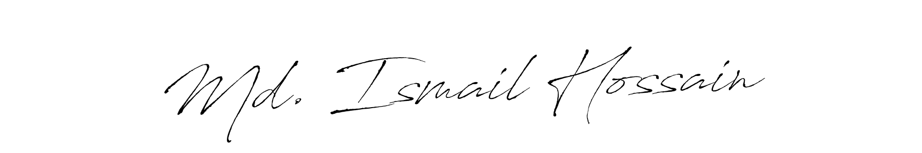 Design your own signature with our free online signature maker. With this signature software, you can create a handwritten (Antro_Vectra) signature for name Md. Ismail Hossain. Md. Ismail Hossain signature style 6 images and pictures png