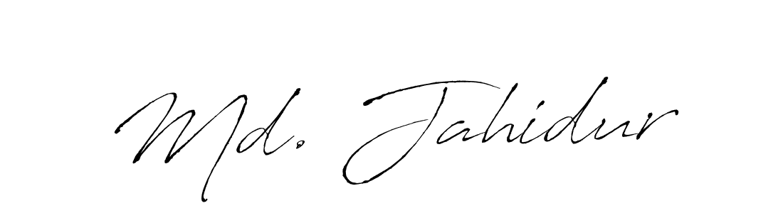 Md. Jahidur stylish signature style. Best Handwritten Sign (Antro_Vectra) for my name. Handwritten Signature Collection Ideas for my name Md. Jahidur. Md. Jahidur signature style 6 images and pictures png