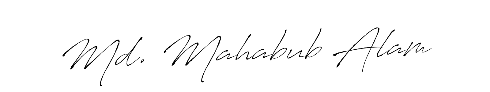 Md. Mahabub Alam stylish signature style. Best Handwritten Sign (Antro_Vectra) for my name. Handwritten Signature Collection Ideas for my name Md. Mahabub Alam. Md. Mahabub Alam signature style 6 images and pictures png