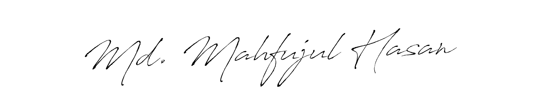 How to make Md. Mahfujul Hasan signature? Antro_Vectra is a professional autograph style. Create handwritten signature for Md. Mahfujul Hasan name. Md. Mahfujul Hasan signature style 6 images and pictures png