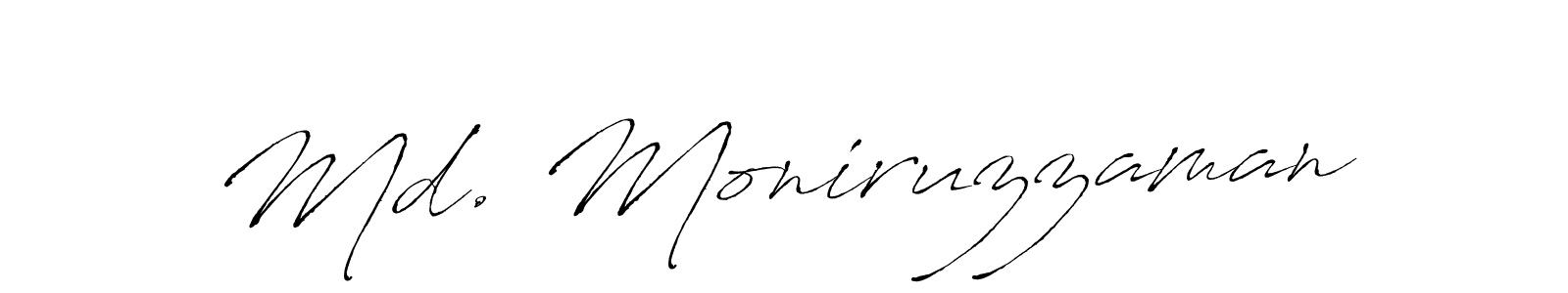 Make a beautiful signature design for name Md. Moniruzzaman. With this signature (Antro_Vectra) style, you can create a handwritten signature for free. Md. Moniruzzaman signature style 6 images and pictures png