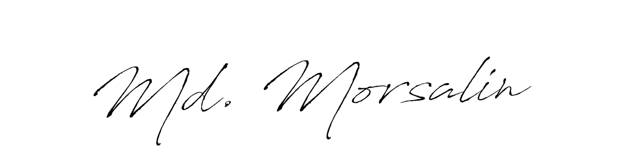 Also we have Md. Morsalin name is the best signature style. Create professional handwritten signature collection using Antro_Vectra autograph style. Md. Morsalin signature style 6 images and pictures png