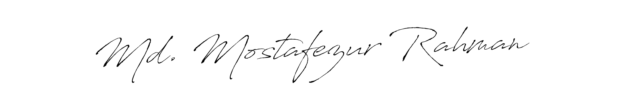 Design your own signature with our free online signature maker. With this signature software, you can create a handwritten (Antro_Vectra) signature for name Md. Mostafezur Rahman. Md. Mostafezur Rahman signature style 6 images and pictures png