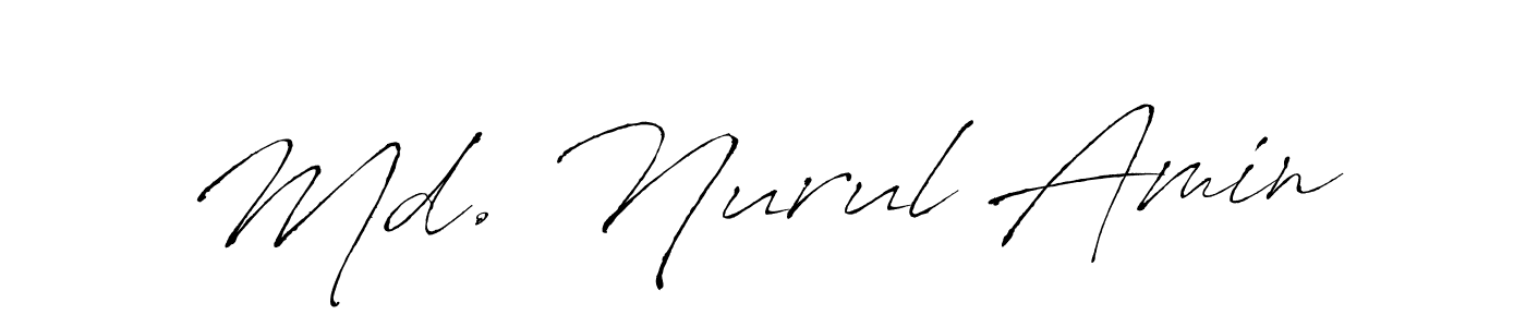 Use a signature maker to create a handwritten signature online. With this signature software, you can design (Antro_Vectra) your own signature for name Md. Nurul Amin. Md. Nurul Amin signature style 6 images and pictures png