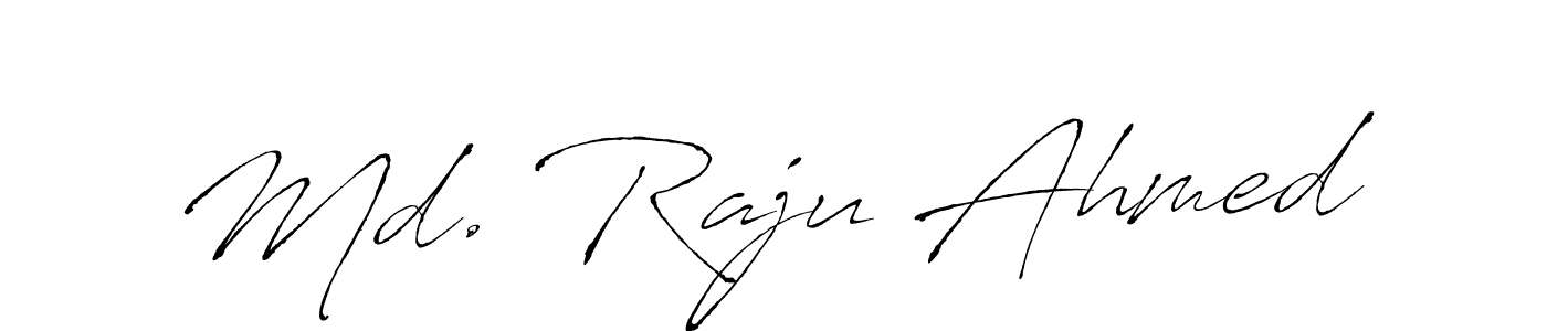 Use a signature maker to create a handwritten signature online. With this signature software, you can design (Antro_Vectra) your own signature for name Md. Raju Ahmed. Md. Raju Ahmed signature style 6 images and pictures png