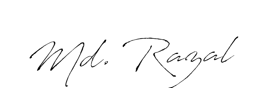 This is the best signature style for the Md. Razal name. Also you like these signature font (Antro_Vectra). Mix name signature. Md. Razal signature style 6 images and pictures png