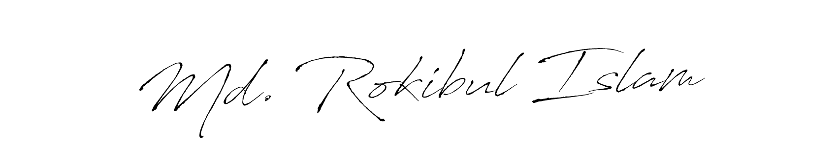 Design your own signature with our free online signature maker. With this signature software, you can create a handwritten (Antro_Vectra) signature for name Md. Rokibul Islam. Md. Rokibul Islam signature style 6 images and pictures png