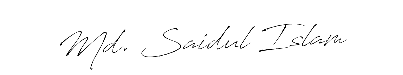 Make a beautiful signature design for name Md. Saidul Islam. Use this online signature maker to create a handwritten signature for free. Md. Saidul Islam signature style 6 images and pictures png