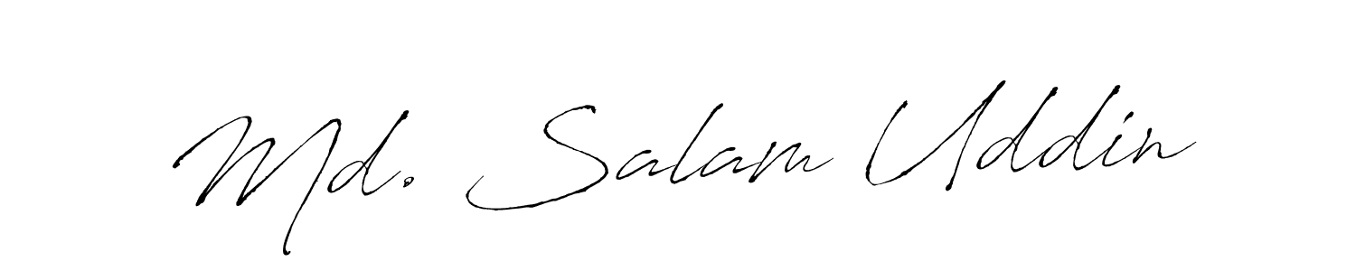 Also we have Md. Salam Uddin name is the best signature style. Create professional handwritten signature collection using Antro_Vectra autograph style. Md. Salam Uddin signature style 6 images and pictures png