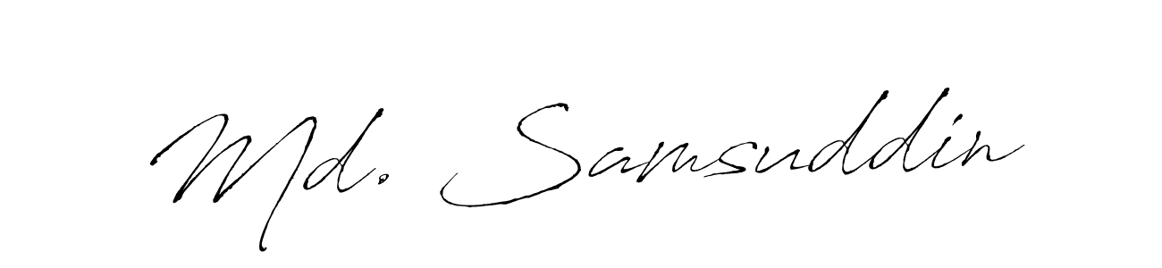 Make a beautiful signature design for name Md. Samsuddin. Use this online signature maker to create a handwritten signature for free. Md. Samsuddin signature style 6 images and pictures png