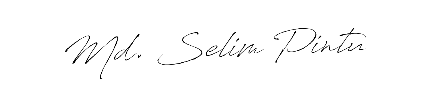 Use a signature maker to create a handwritten signature online. With this signature software, you can design (Antro_Vectra) your own signature for name Md. Selim Pintu. Md. Selim Pintu signature style 6 images and pictures png