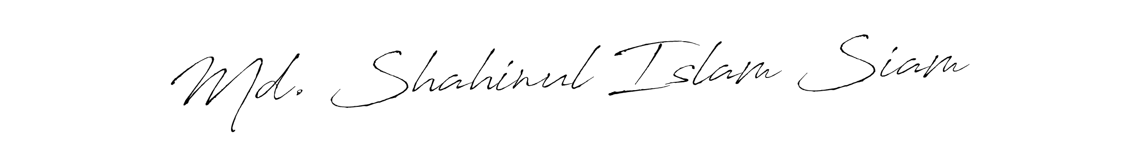 Make a beautiful signature design for name Md. Shahinul Islam Siam. With this signature (Antro_Vectra) style, you can create a handwritten signature for free. Md. Shahinul Islam Siam signature style 6 images and pictures png
