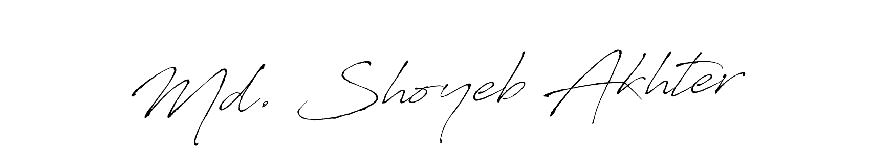 How to Draw Md. Shoyeb Akhter signature style? Antro_Vectra is a latest design signature styles for name Md. Shoyeb Akhter. Md. Shoyeb Akhter signature style 6 images and pictures png