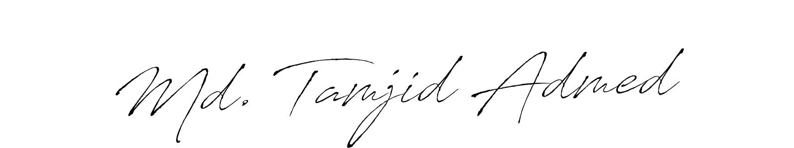 Similarly Antro_Vectra is the best handwritten signature design. Signature creator online .You can use it as an online autograph creator for name Md. Tamjid Admed. Md. Tamjid Admed signature style 6 images and pictures png