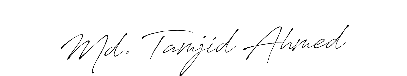 It looks lik you need a new signature style for name Md. Tamjid Ahmed. Design unique handwritten (Antro_Vectra) signature with our free signature maker in just a few clicks. Md. Tamjid Ahmed signature style 6 images and pictures png