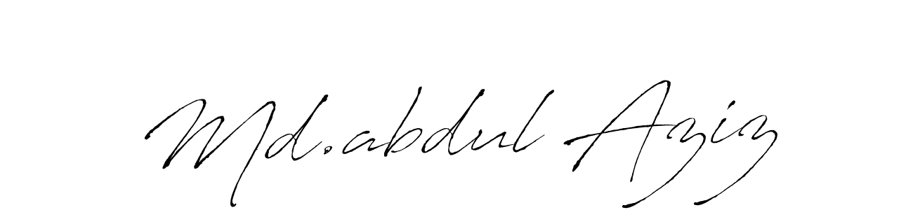 How to Draw Md.abdul Aziz signature style? Antro_Vectra is a latest design signature styles for name Md.abdul Aziz. Md.abdul Aziz signature style 6 images and pictures png