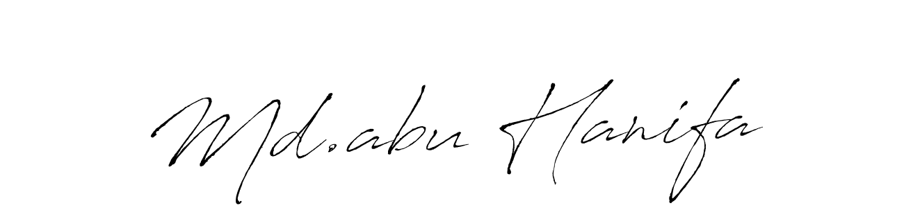 How to make Md.abu Hanifa signature? Antro_Vectra is a professional autograph style. Create handwritten signature for Md.abu Hanifa name. Md.abu Hanifa signature style 6 images and pictures png