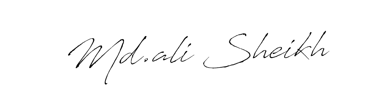 Here are the top 10 professional signature styles for the name Md.ali Sheikh. These are the best autograph styles you can use for your name. Md.ali Sheikh signature style 6 images and pictures png