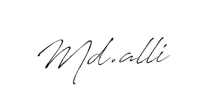 You can use this online signature creator to create a handwritten signature for the name Md.alli. This is the best online autograph maker. Md.alli signature style 6 images and pictures png