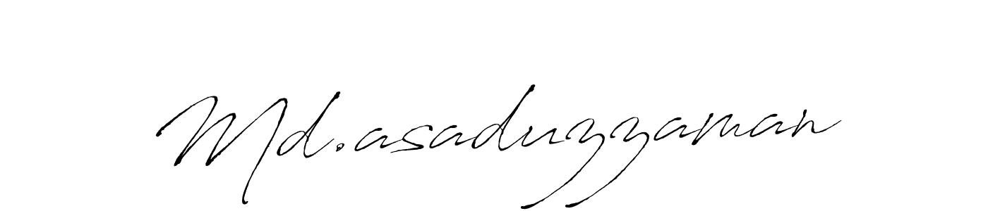 You should practise on your own different ways (Antro_Vectra) to write your name (Md.asaduzzaman) in signature. don't let someone else do it for you. Md.asaduzzaman signature style 6 images and pictures png