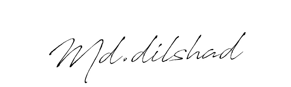 Similarly Antro_Vectra is the best handwritten signature design. Signature creator online .You can use it as an online autograph creator for name Md.dilshad. Md.dilshad signature style 6 images and pictures png