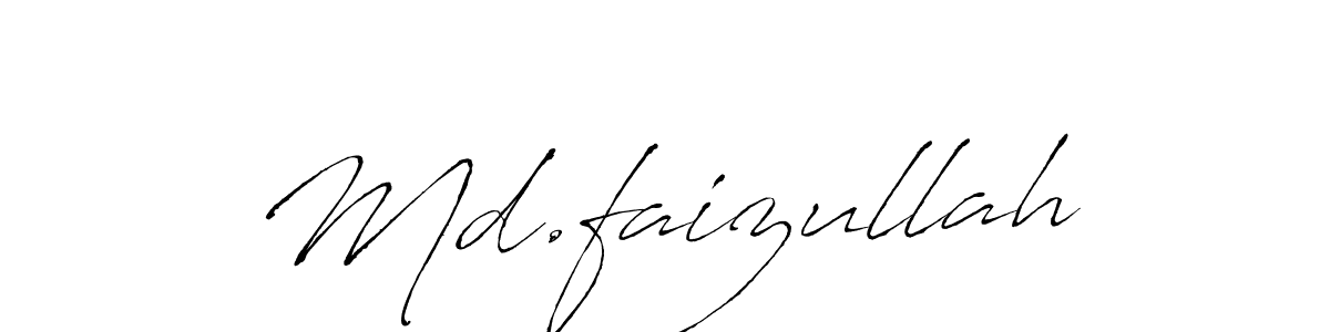 This is the best signature style for the Md.faizullah name. Also you like these signature font (Antro_Vectra). Mix name signature. Md.faizullah signature style 6 images and pictures png