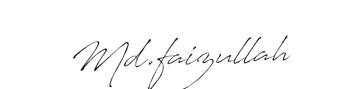 Antro_Vectra is a professional signature style that is perfect for those who want to add a touch of class to their signature. It is also a great choice for those who want to make their signature more unique. Get Md.faizullah name to fancy signature for free. Md.faizullah signature style 6 images and pictures png