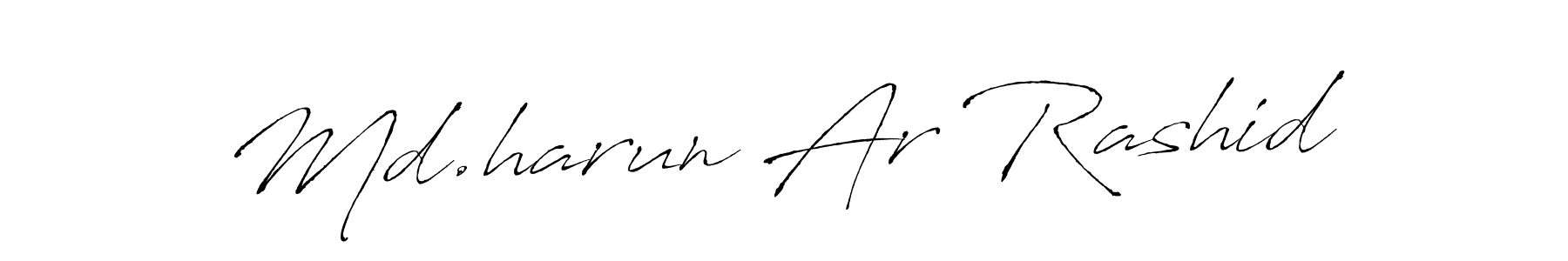 How to make Md.harun Ar Rashid signature? Antro_Vectra is a professional autograph style. Create handwritten signature for Md.harun Ar Rashid name. Md.harun Ar Rashid signature style 6 images and pictures png