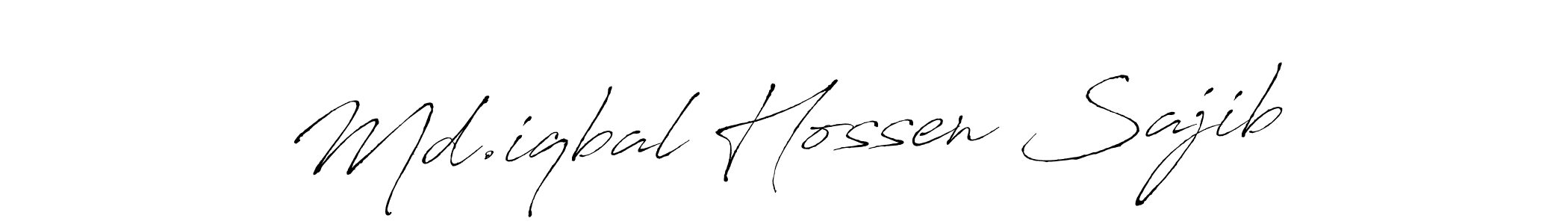 Also You can easily find your signature by using the search form. We will create Md.iqbal Hossen Sajib name handwritten signature images for you free of cost using Antro_Vectra sign style. Md.iqbal Hossen Sajib signature style 6 images and pictures png