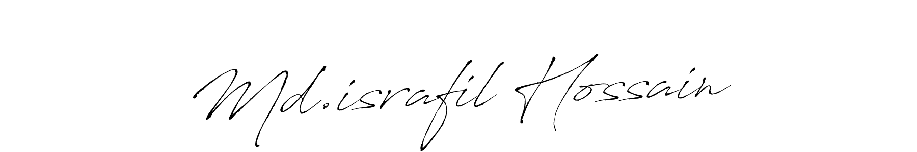 Also we have Md.israfil Hossain name is the best signature style. Create professional handwritten signature collection using Antro_Vectra autograph style. Md.israfil Hossain signature style 6 images and pictures png