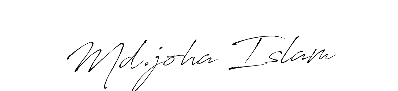 if you are searching for the best signature style for your name Md.joha Islam. so please give up your signature search. here we have designed multiple signature styles  using Antro_Vectra. Md.joha Islam signature style 6 images and pictures png