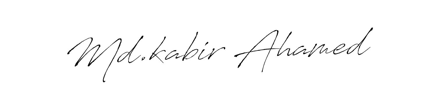 Make a beautiful signature design for name Md.kabir Ahamed. Use this online signature maker to create a handwritten signature for free. Md.kabir Ahamed signature style 6 images and pictures png