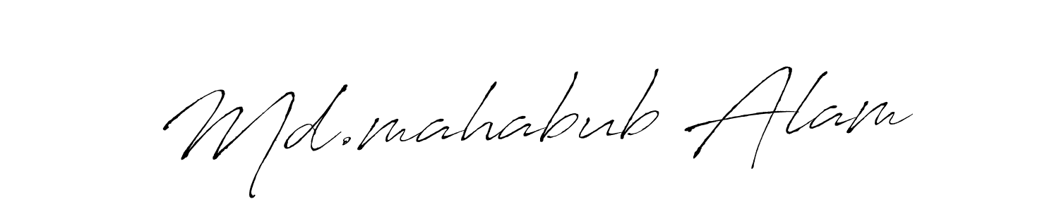 Make a beautiful signature design for name Md.mahabub Alam. Use this online signature maker to create a handwritten signature for free. Md.mahabub Alam signature style 6 images and pictures png