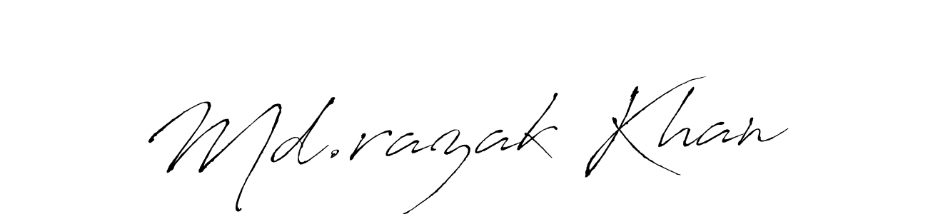 Once you've used our free online signature maker to create your best signature Antro_Vectra style, it's time to enjoy all of the benefits that Md.razak Khan name signing documents. Md.razak Khan signature style 6 images and pictures png