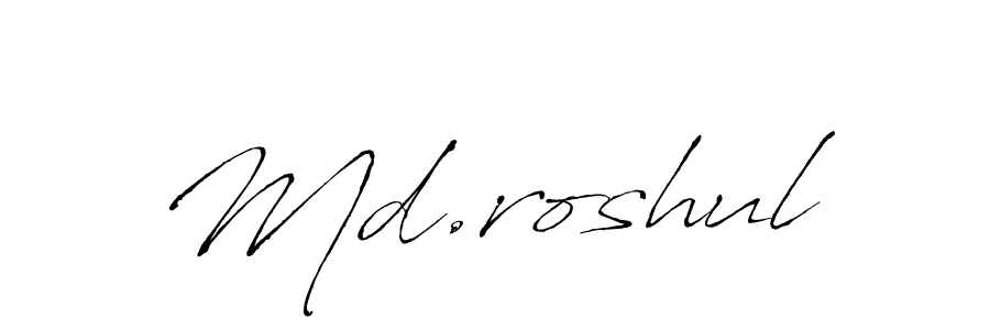 It looks lik you need a new signature style for name Md.roshul. Design unique handwritten (Antro_Vectra) signature with our free signature maker in just a few clicks. Md.roshul signature style 6 images and pictures png