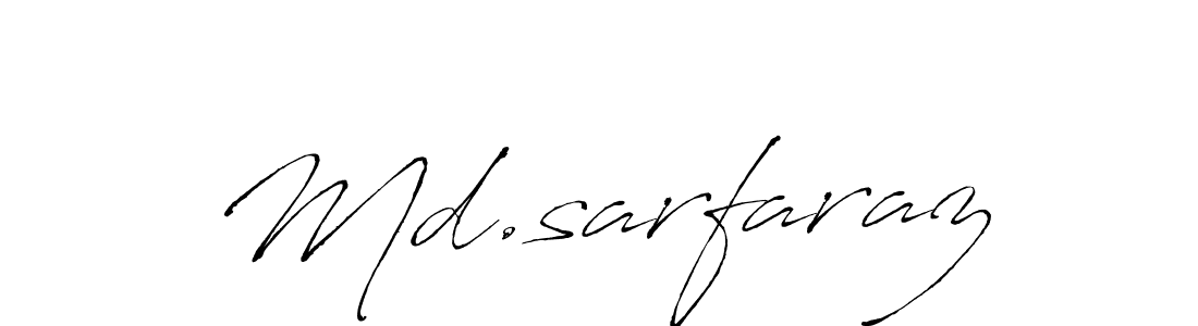 Make a beautiful signature design for name Md.sarfaraz. Use this online signature maker to create a handwritten signature for free. Md.sarfaraz signature style 6 images and pictures png