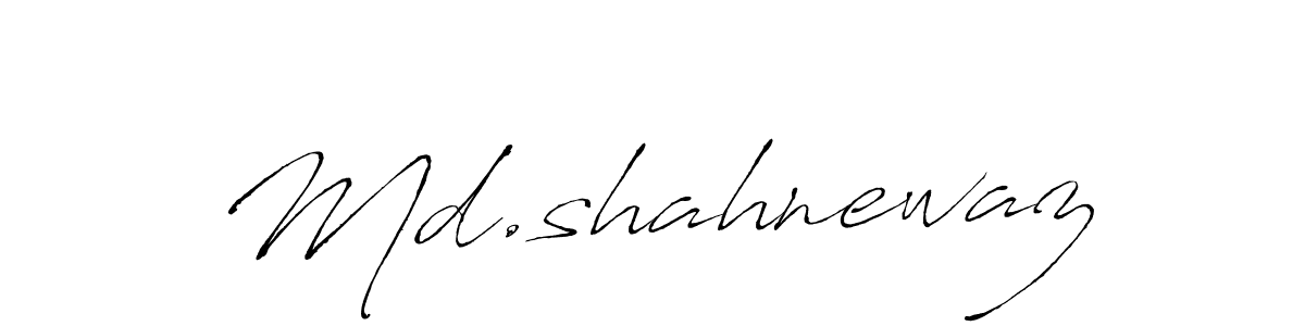 The best way (Antro_Vectra) to make a short signature is to pick only two or three words in your name. The name Md.shahnewaz include a total of six letters. For converting this name. Md.shahnewaz signature style 6 images and pictures png