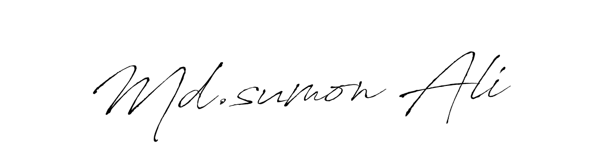 Make a beautiful signature design for name Md.sumon Ali. Use this online signature maker to create a handwritten signature for free. Md.sumon Ali signature style 6 images and pictures png