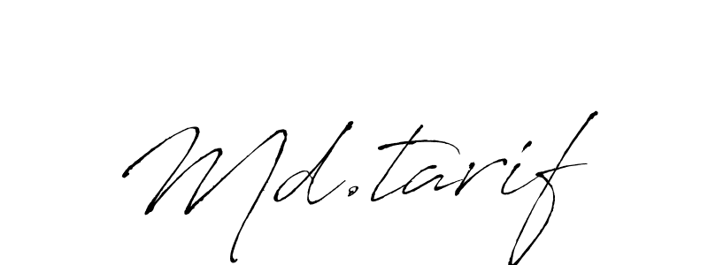 Also You can easily find your signature by using the search form. We will create Md.tarif name handwritten signature images for you free of cost using Antro_Vectra sign style. Md.tarif signature style 6 images and pictures png