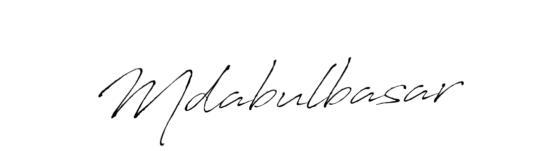 How to make Mdabulbasar name signature. Use Antro_Vectra style for creating short signs online. This is the latest handwritten sign. Mdabulbasar signature style 6 images and pictures png