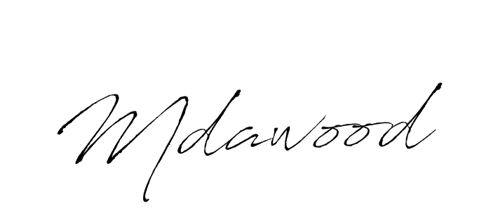 Design your own signature with our free online signature maker. With this signature software, you can create a handwritten (Antro_Vectra) signature for name Mdawood. Mdawood signature style 6 images and pictures png
