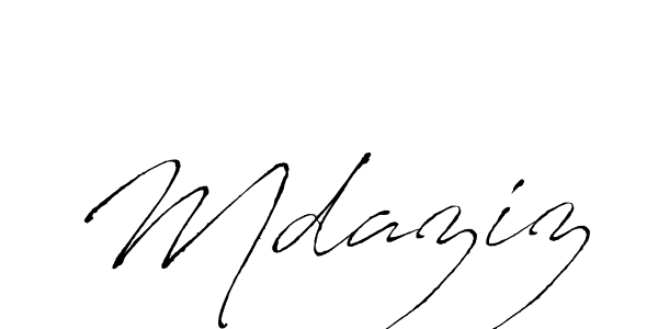 Also You can easily find your signature by using the search form. We will create Mdaziz name handwritten signature images for you free of cost using Antro_Vectra sign style. Mdaziz signature style 6 images and pictures png